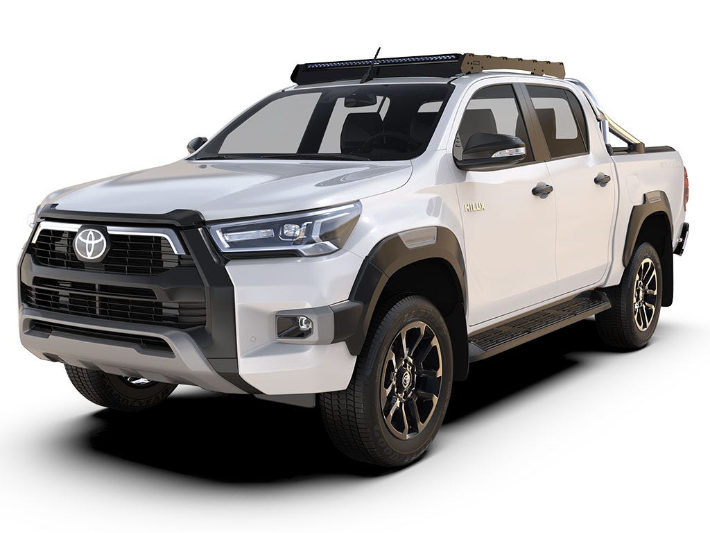 Front Runner Toyota Hilux (2015-Current) Slimsport Roof Rack Kit Lightbar ready